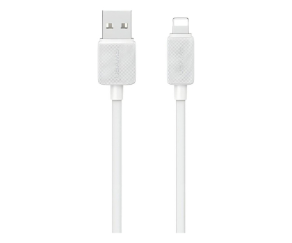 Kabel USAMS Kabel 2,4A USB-A do Lightning 1m biały